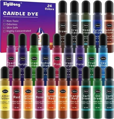 Produktbild von Famanu Kerzenfarbe Set – 24 lebendige Farben