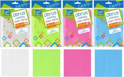 Zdjęcie produktu dla Obrus plamoodporny 120 cm x 140 cm prostokątny biały