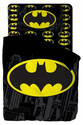 Produktbild von Carbotex Bettwäsche Set Batman 140x200 cm Kinder