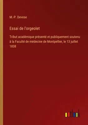 Produktbild von Essai de l'orgeolet