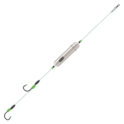 Produktbild von Madcat Adjusta Profi River Rig Worm & Squad 180cm 1mm - Vorfach, Größe/Tragkraft:Gr. 6/0 + 6/0 / 20g Auftrieb