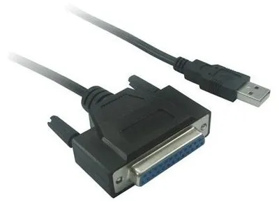 Produktbild von PremiumCord USB 2.0 auf DB25F Parallelport-Konverter