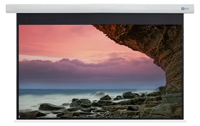 Produktbild von DELUXX Cinema Motorleinwand 221 x 124cm, 100" - 4K Fibre MWHT