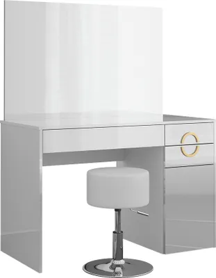 Produktbild von Schminktisch Vicco Adela Weiß 115 cm mit Hocker, Model 40856