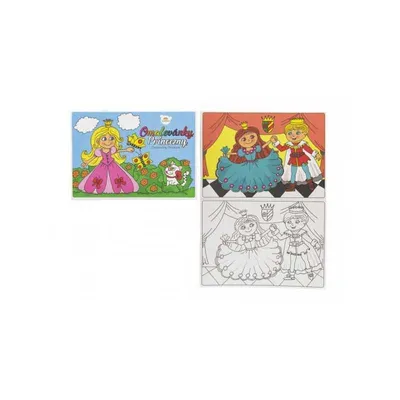 Produktbild von Omalovánky Princezny 21x15cm 8 listů A5