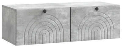Productafbeelding van vidaXL Wandmeubel voor televisie, betonkleur, 99 x 41 x 30 cm