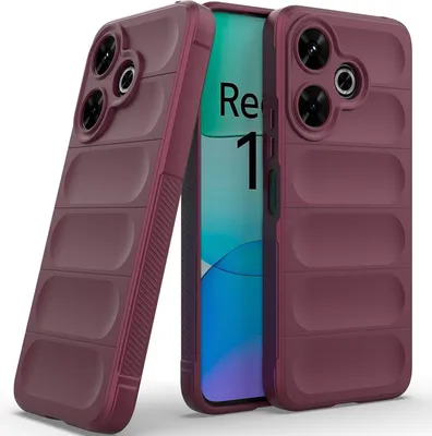 Produktbild von Handyhülle für Xiaomi Redmi 13 Weich TPU Silikon Stossfest Anti-rutsch Hülle bordeaux