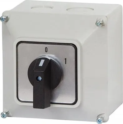 Immagine prodotto di 63A 0/1 IP65 Interruttore automatico in un grande alloggiamento ONNLINE