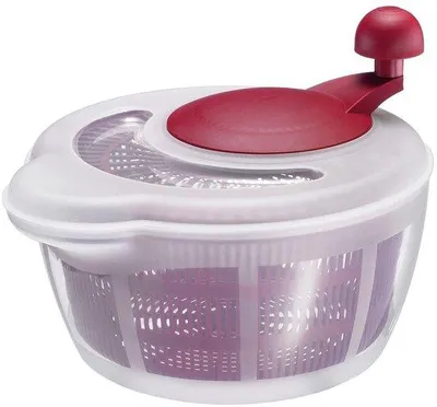 Produktbild von Famanu Salatschleuder 5 l, Ø 26 cm, BPA-frei, ideal zum Trocknen von Salat und Gemüse