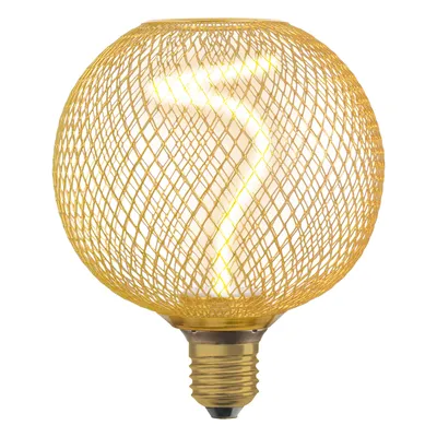 Zdjęcie produktu dla Żarówka LED GLOBE FIL TW18 E27 1800K ZŁOTA