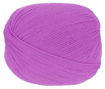 Zdjęcie produktu dla Przędza do szydełkowania, 100% czysta wełna, kolor różowy, 100g, 280m, grubość 2mm