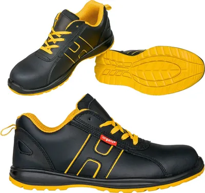 Produktbild von Arbeitsschuhe Sicherheitsschuhe Stahlkappe Halbschuhe Sportdesign Leder (227S1) Gr. 44