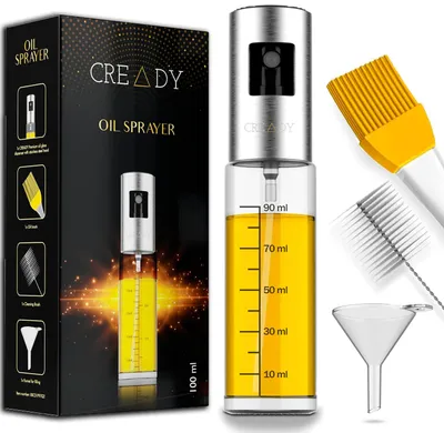 Image de Flacon pulvérisateur d'huile de 100 ml | Distributeur d'huile | Vaporisateur d'huile multifonction pour la cuisine