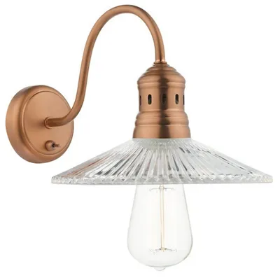 Zdjęcie produktu dla Kinkiet ścienny retro Adeline ADE0764 Dar Lighting kapelusz miedziany