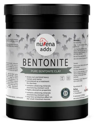 Produktbild von NuVena Bentonite – Ergänzungsfuttermittel für Pferde, 800 g