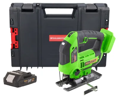 Immagine prodotto di Seghetto alternativo a batteria Procraft ST22 20 V 80 mm Brushless + 1x batteria 2,0 Ah + valigetta RHINO - senza caricabatteria