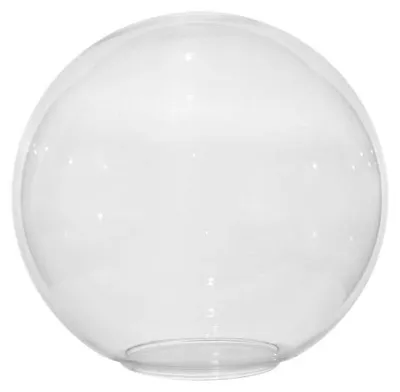 Image de Verre de lampe sphérique transparent Ø 200 mm Verre de rechange en forme de globe, ouverture de 80 mm