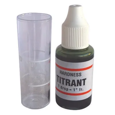 Produktbild von AQUAWATER – 104044 – TH-Test zur Bestimmung der Wasserhärte – 10-ml-Flasche