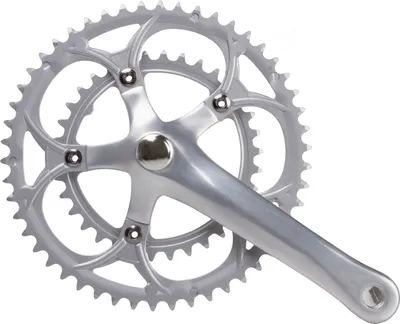 Produktbild von Messingschlager 2x9 Kurbel 2-fach 42 - 52 Zähne 170 mm Kurbelgarnitur Tretkurbel Fahrradkurbel Kettenradgarnitur Rennrad