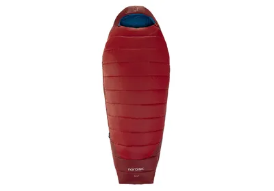 Produktbild von Nordisk Puk +4ºc Schlafsack Rot Regular / Left Zipper Rot Regular
