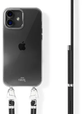 Produktbild von Black Cord Transparant Cord Hülle  - Kompatibel mit iPhone 11