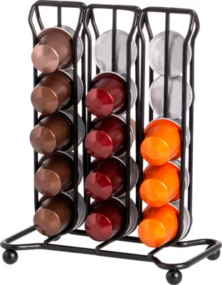 Image de bremermann "Nespresso" présentoir à capsules, distributeur de capsules | max. 30 capsules | noir