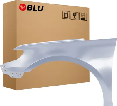 Image de BLU Aile Compatible avec VW Volkswagen Passat CC LC7Z Gauche Silber EisenGrau | 2008-2012 | Avant | Peint| Prêt à Monter | Acier