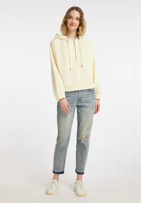 Image de Pull pour femmes SAPORTA - jaune clair, taille M