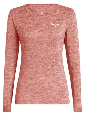 Produktbild von Salewa Puez Melange Dry W L/S Tee Desert Pink Melange Desert Pink Melange 36