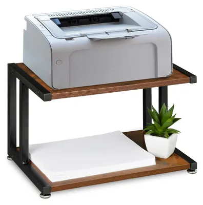 Immagine prodotto di Supporto per stampante dal design industriale, ideale per la scrivania