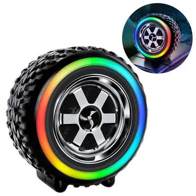 Produktbild von Tragbarer Bluetooth Lautsprecher mit RGB LED Licht, kabellos, 10W Sound, Bluetooth 5.1, USB & TF, Party Box für Zuhause & Outdoor