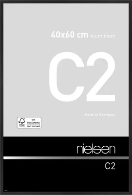 Obrázok produktu pre Nielsen hliníkový rám C2 40x60 cm čierny matný