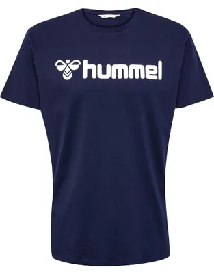 Produktbild von hummel T-Shirt Regular Fit Stretch Rundhalsausschnitt Logo Größe: S (37/38)