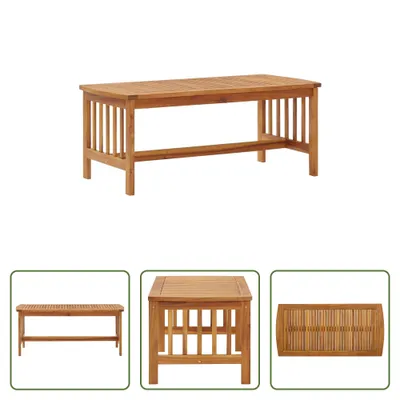 Produktbild von The Living Store Couchtisch 102x50x43 cm Massivholz Akazie