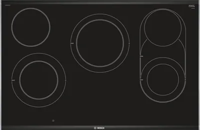 Obrázek produktu pro Bosch Serie 8 PKM875DP1D, Černá, Nerezová ocel, Vestavěné, Keramický, Sklokeramický, 5 zóna/zón, 5 zóna/zón