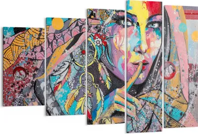 Produktbild von Bild auf Leinwand - Leinwandbild - frau folklore - 150x100cm - Wand Bild - Wanddeko - Wandbilder - Leinwanddruck - Bilder - Kunstdruck - Wanddekoration - Leinwand bilder - Wandkunst - EG150x100-3427
