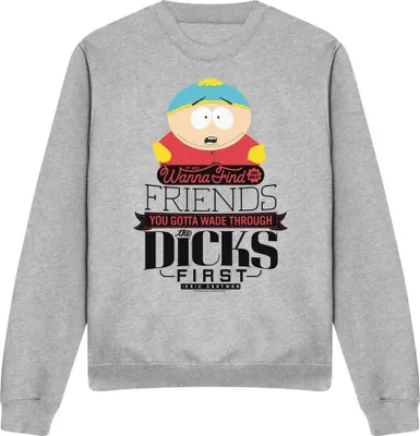 Obrázok produktu pre South Park - "Wade Through Dicks" Sweatshirt für Herren/Damen Uni TV13278 (S) (Sport Heide)