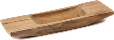 Produktbild von TEAKHOLZ SCHALE "BARCO 40" | Teak | Holz Tablett, Servierschale