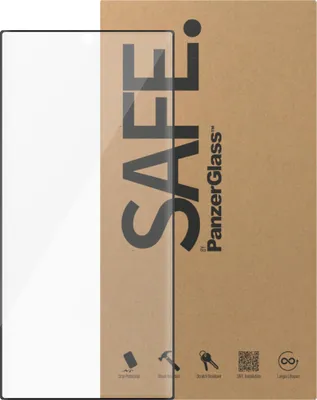 Produktbild von PanzerGlass SAFE. by ® Displayschutz Samsung Galaxy S22 Ultra 5G | Ultra-Wide Fit | Bulk, Samsung, Samsung - Galaxy S22 Ultra 5G, Trockene Anwendung, Kratzresistent, Schockresistent, Transparent, 50 Stück(e)