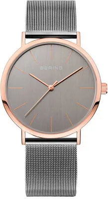 Produktbild von Bering Damen Armbanduhr roségold, grau Classic 13436-369