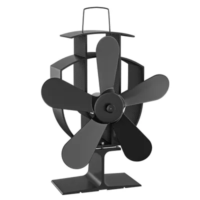 Obrázok produktu pre Ventilátor na kachle Wiltec s 5 lopatkami 50 až 300 °C, ventilátor na kachle bez elektrickej energie, ventilátor na kachle pre efektívnu a ekologickú distribúciu tepla