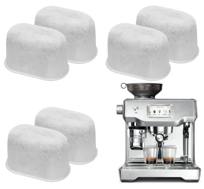 Produktbild von 6 Stück Aktivkohle Wasserfilter für Kaffeemaschine - Kompatibel mit Ninja und Breville