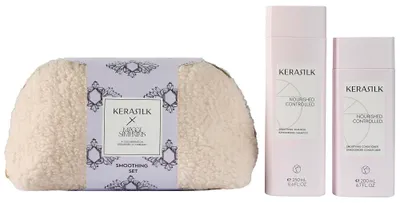 Produktbild von Kerasilk Smoothing Geschenkset - Bändigendes Shampoo 250 ml + Conditioner 200 ml
