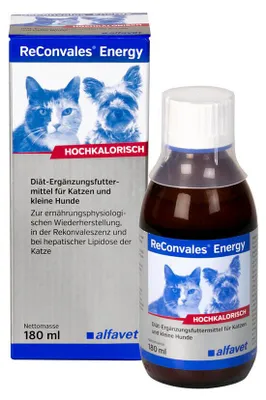 Produktbild von Reconvales Energy 180 ml Aufbaunahrung Hochkalorisch für Hund und Katze alfavet