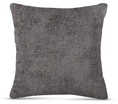Immagine prodotto di Bestlivings copricuscino in ciniglia 60 cm x 60 cm in argento, morbido copricuscino con cerniera, copertura semplice per il soggiorno o la camera da letto