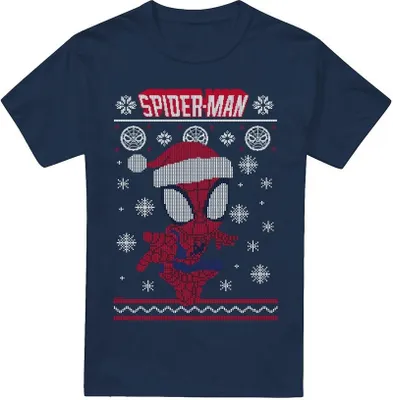 Produktbild von Spider-Man - T-Shirt für Herren TV3512 (3XL) (Marineblau)