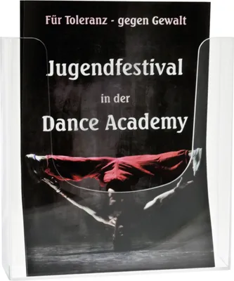 Produktbild von Prospektständer DIN A4, Kunststoff, 210x297 mm