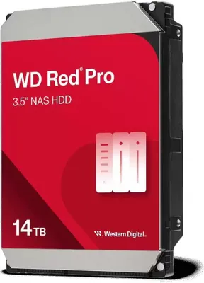 Obrázek produktu pro WD Red Pro WD142KFGX - Pevný disk - 14 TB - interní - 3,5" (8,9 cm)