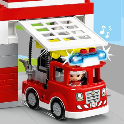Obrázok produktu pre Stavebnica LEGO DUPLO 10970 Hasi?ská stanica a vrtu?ník (117 dielikov)