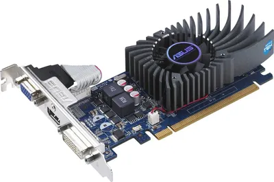 Produktbild von ASUS ENGT430/DI/1GD3(LP) PCI-E N, GeForce GT 430, 2560 x 1600 Pixel, NVIDIA, 1024 MB, GDDR3, 128 Bit
